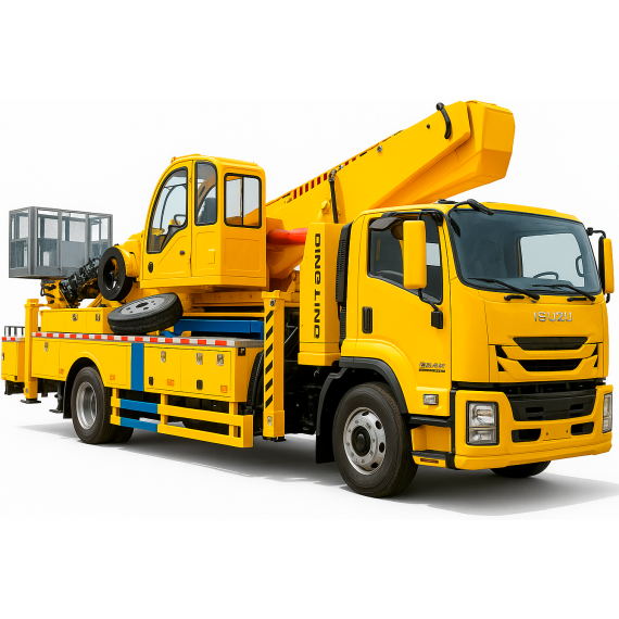 Автогидроподъемник ISUZU GIGA QL1180JQFRCY с GKS 45м