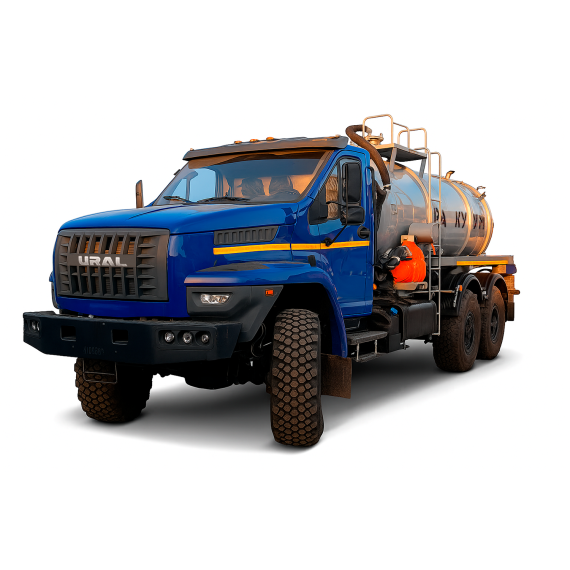 Автоцистерна вакуумная коммунальная МВ-10-ОД 10м3 на шасси Урал 4320-6951-72