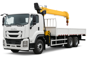 Бортовой ISUZU GIGA 6х4 с КМУ XCMG SQS 250-4 10т