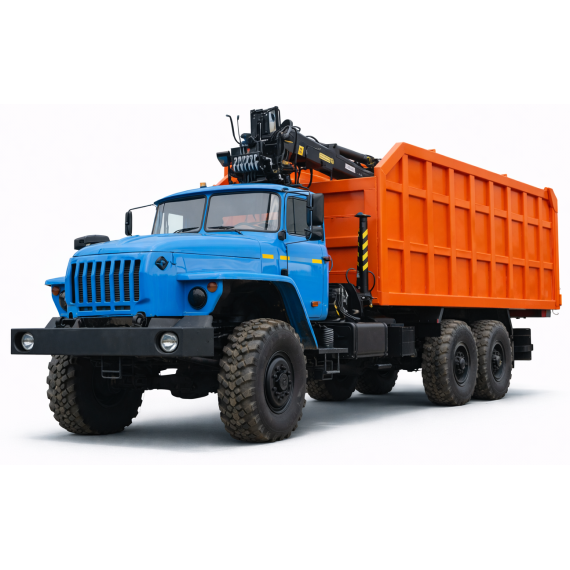 Металловоз с гидроманипулятором на шасси Урал 4320-1912-60, 6х6